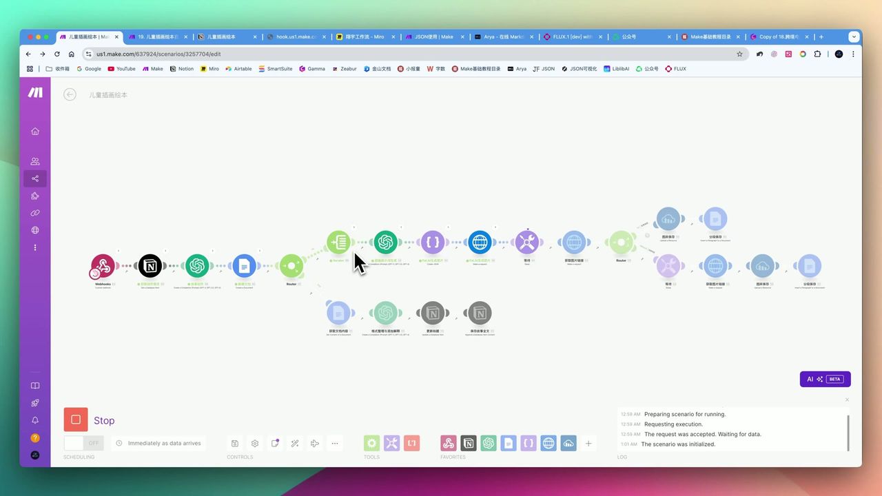 Create Children's Storybooks with Make.com & Flux AI