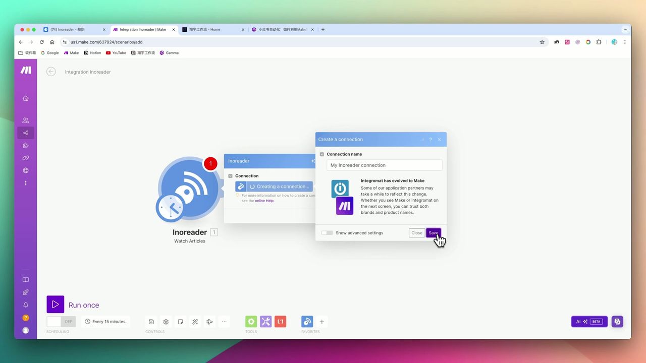 Build Social Media Content Factory with Make.com & AI